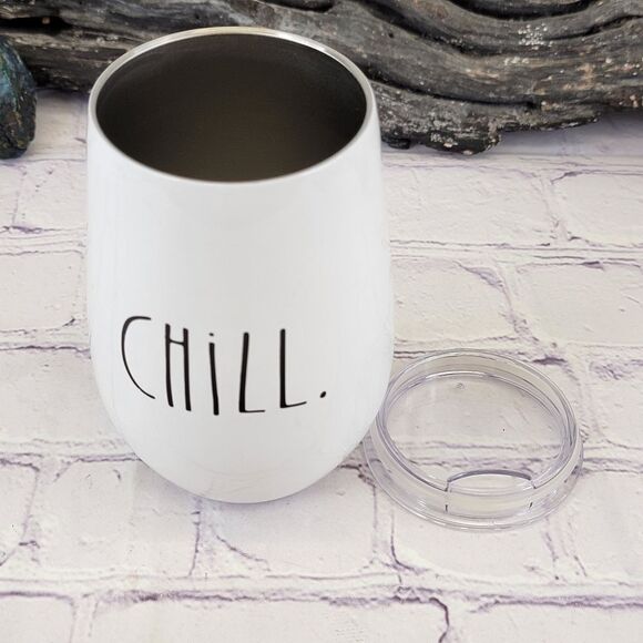 Rae Dunn CHILL Stemless Insulated Wine Tumbler - Picture 6 of 7